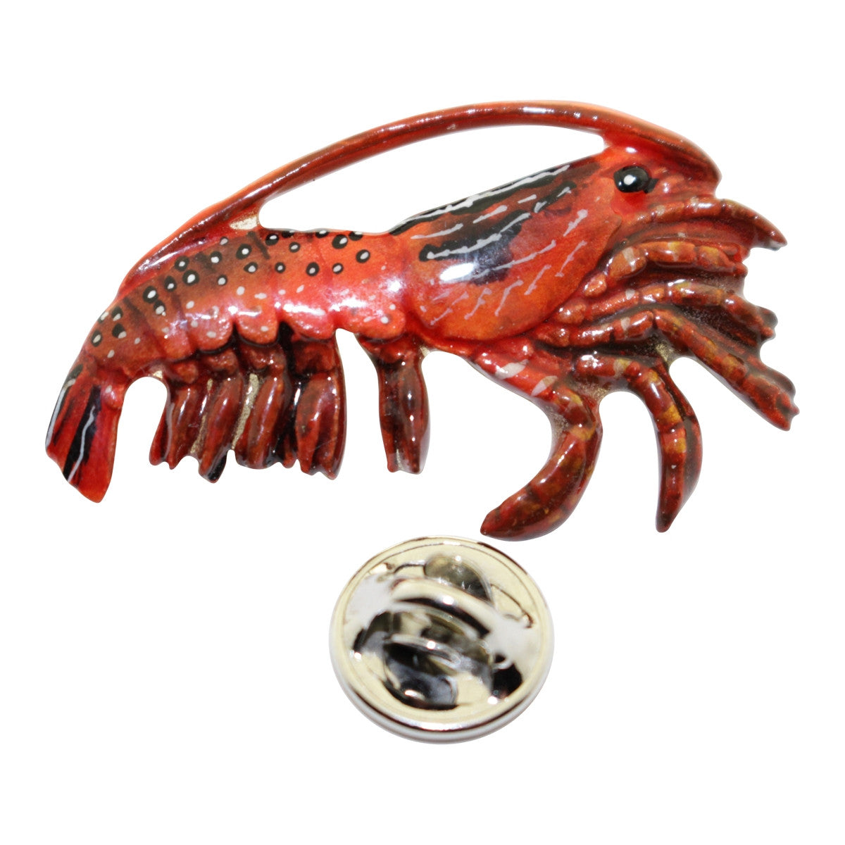 Crawfish or Crawdad or Crayfish Pin ~ Hand Painted ~ Lapel Pin ~ Hand Painted Lapel Pin ~ Sarah's Treats & Treasures